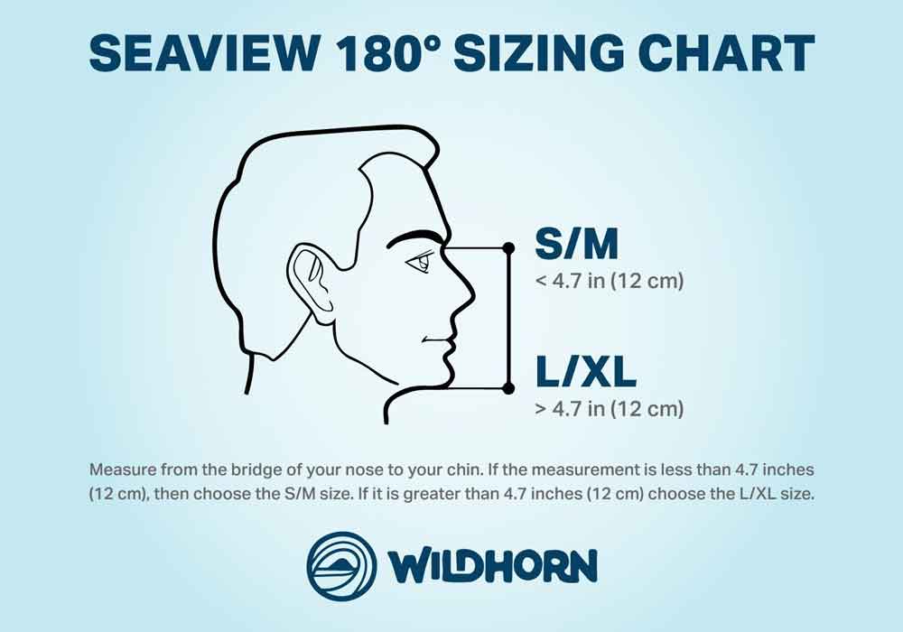 seaview-180-degree-size-chart-exact-size-measurements seaview-180-degree-size-chart-exact-size-measurements