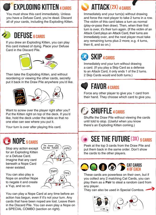 how-to-play-exploding-kittens-all-cards