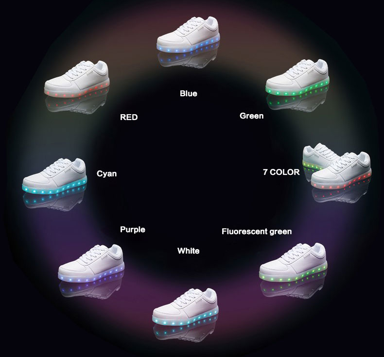 7-colours Led Shoes