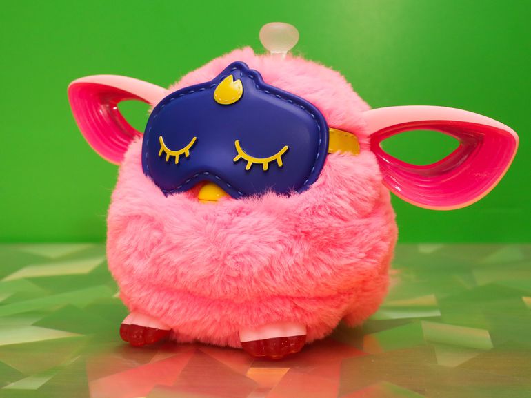 furby with mask