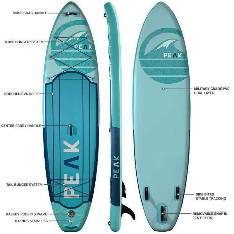 peak-11-expedition-inflatable-stand-up-paddle-board-adjustable-paddle-review