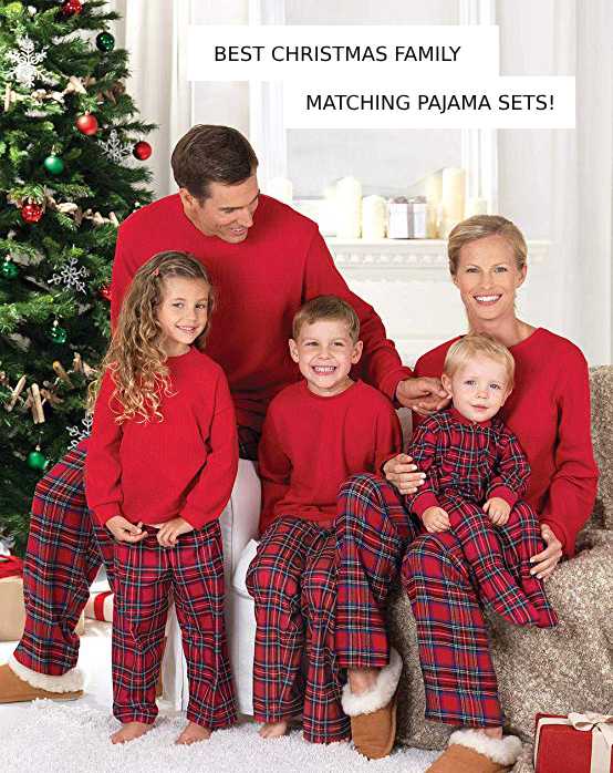 best christmas pajama sets family matching jammies