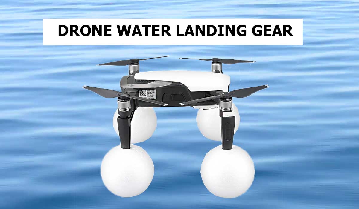 drone on water