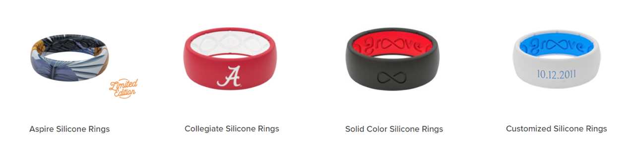 groove life silicone rings best