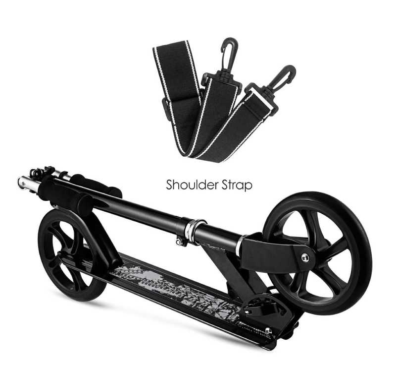 kick scooter with shoulder strap