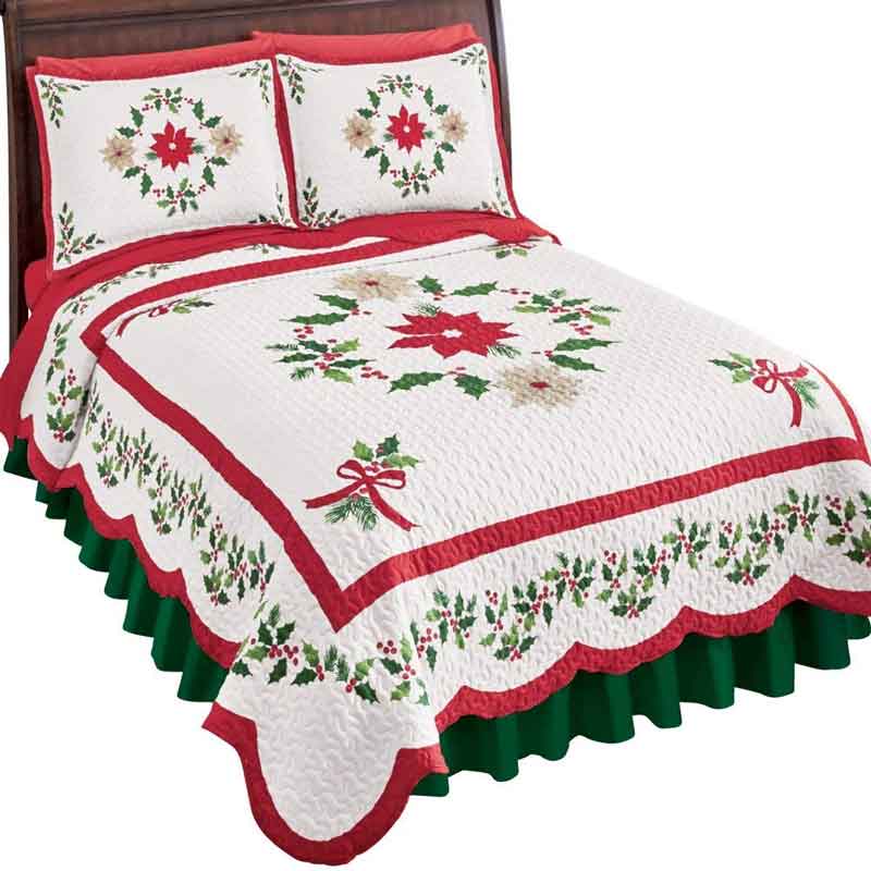 best-christmas-quits-Collections-Etc-Christmas-Evergreen-Garland-Quilt-with-Red-and-White-Poinsettias-review best-christmas-quits-Collections-Etc-Christmas-Evergreen-Garland-Quilt-with-Red-and-White-Poinsettias-review