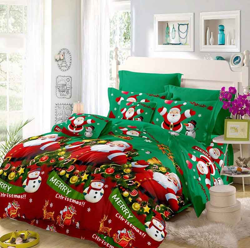 christmas-quilts-best-Anself-4PCS-Christmas-Bedding-Sets,-Bed-Sheet-+-Quilt-Cover-+-Pillow-case-review christmas-quilts-best-Anself-4PCS-Christmas-Bedding-Sets,-Bed-Sheet-+-Quilt-Cover-+-Pillow-case-review