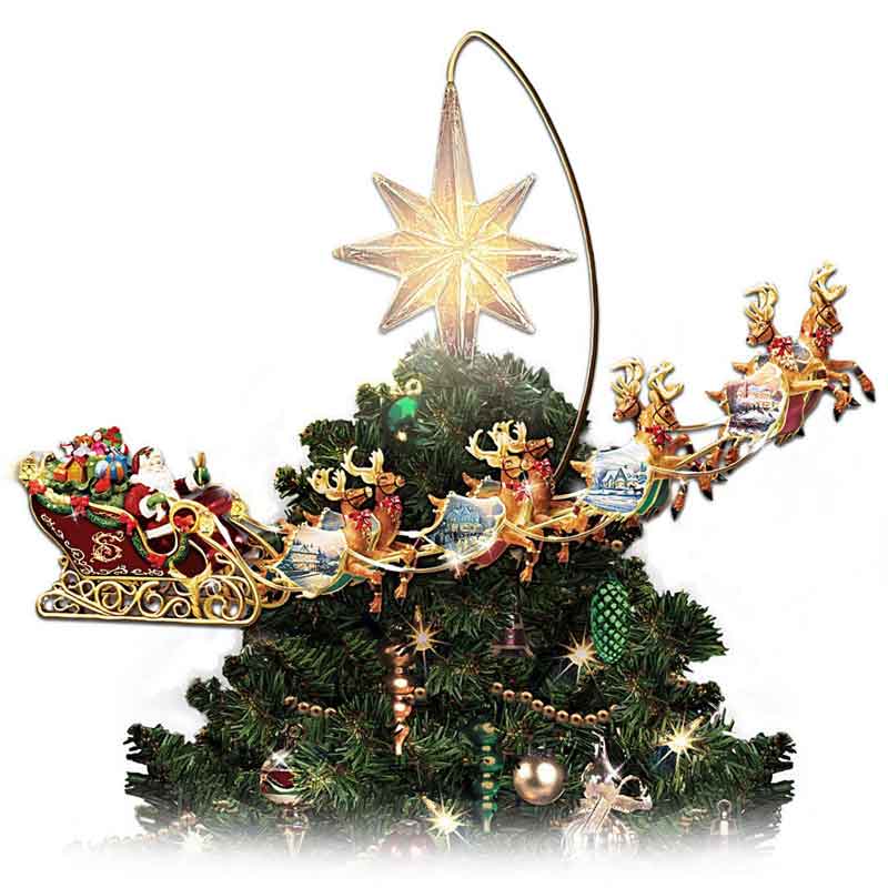 santa-tree-topper-animated-christmas-thomas kinkade