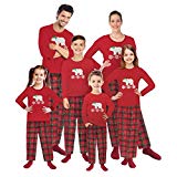 best-matching-family-christmas-pajamas-polar bear fleece-holiday