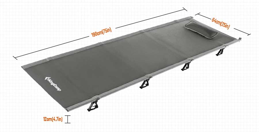 camping-cot-light-weight-Kingcamp-best-lightest camping-cot-light-weight-Kingcamp-best-lightest
