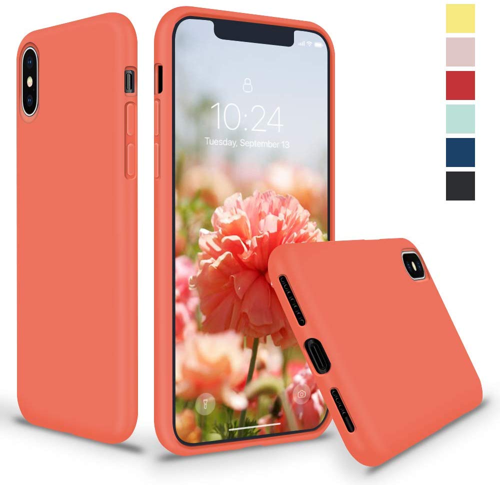 SURPHY Silicone Case for iPhone X iPhone Xs 