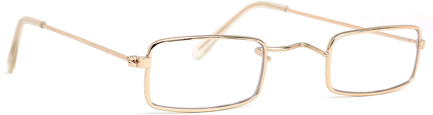 Skeleteen Old Man Costume Glasses - Rectangular