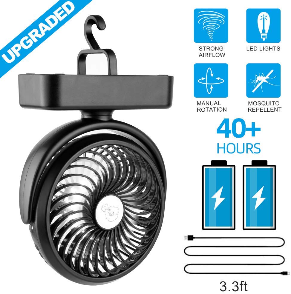 Amacool Portable Battery Camping Fan