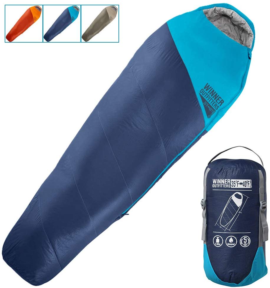 WINNER OUTFITTERS Mummy Sleeping Bag WINNER OUTFITTERS Mummy Sleeping Bag
