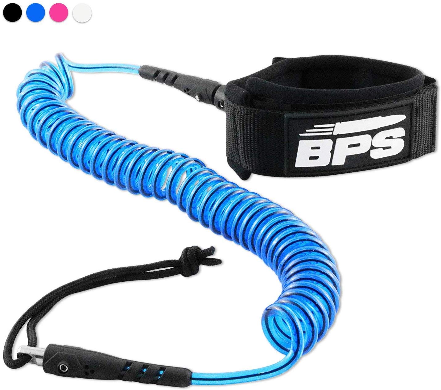 BPS ‘Storm’ Ultralite 10 Foot Coiled SUP Surf Leash