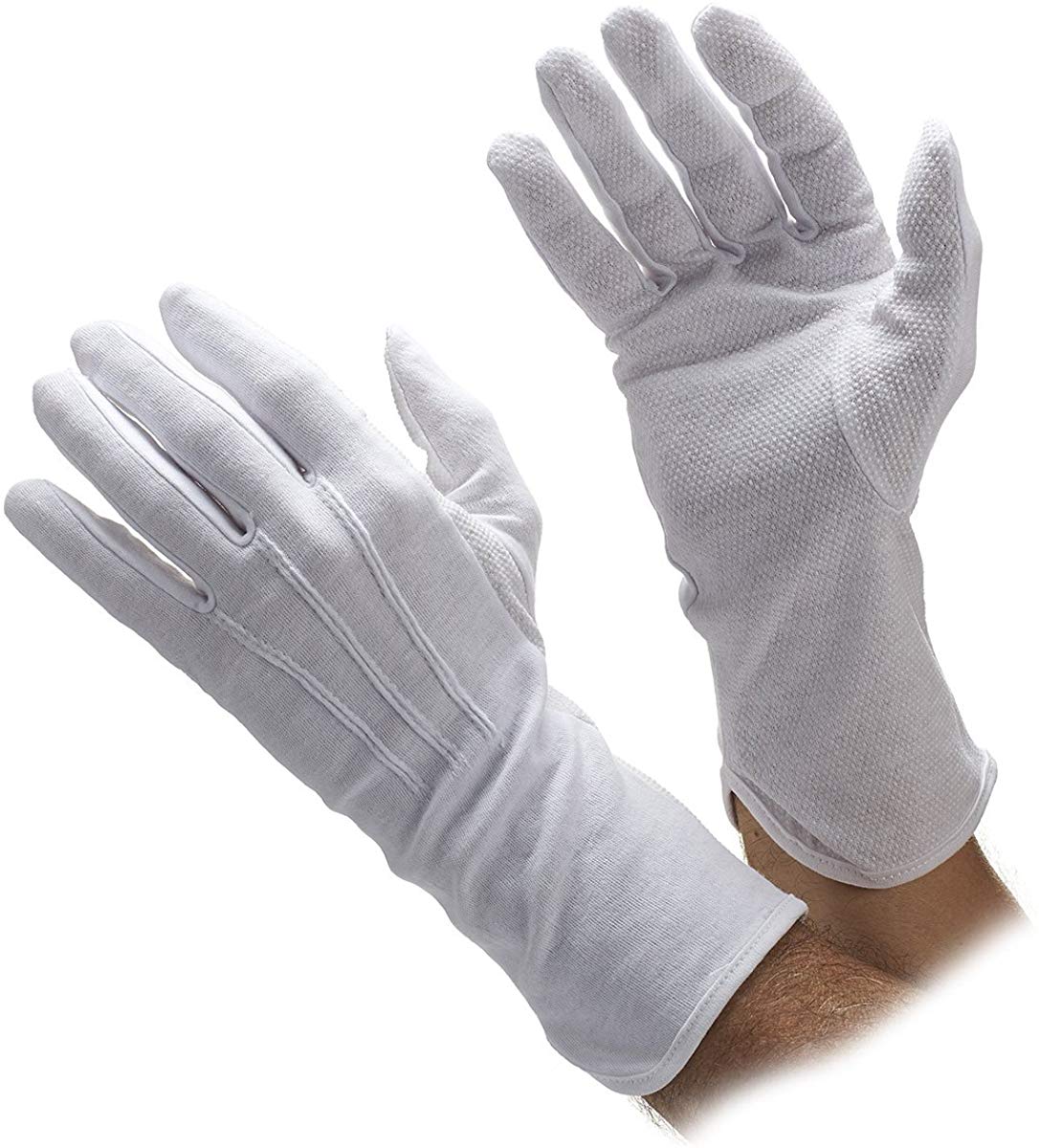Beaded Cotton Gloves 