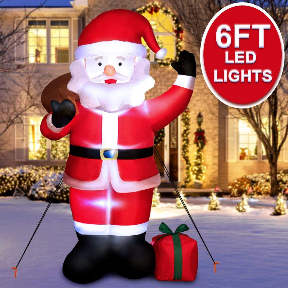 AerWo 6ft Christmas Inflatables Blow Up Yard Decorations AerWo 6ft Christmas Inflatables Blow Up Yard Decorations