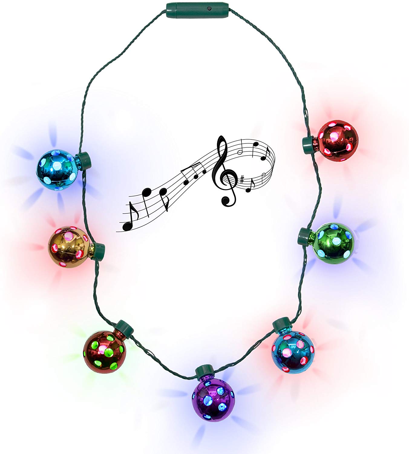 LED Holiday Jingle Bell Necklace LED Holiday Jingle Bell Necklace