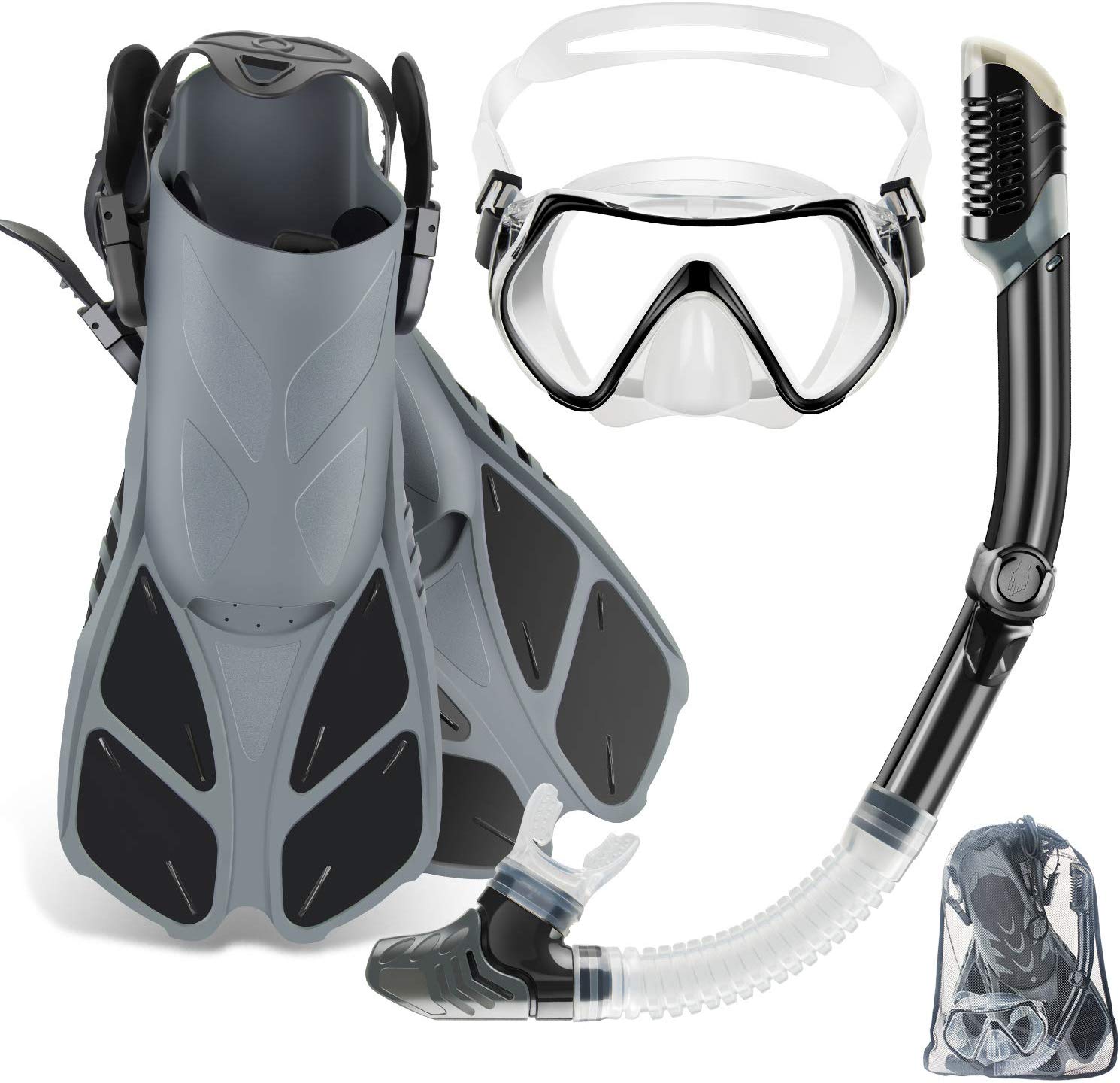 ZEEPORTE Mask Fin Snorkel Set