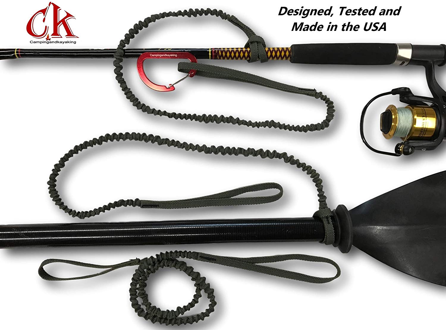 Campingandkayaking Paddle Leash Leashes Carabiner Campingandkayaking Paddle Leash Leashes Carabiner