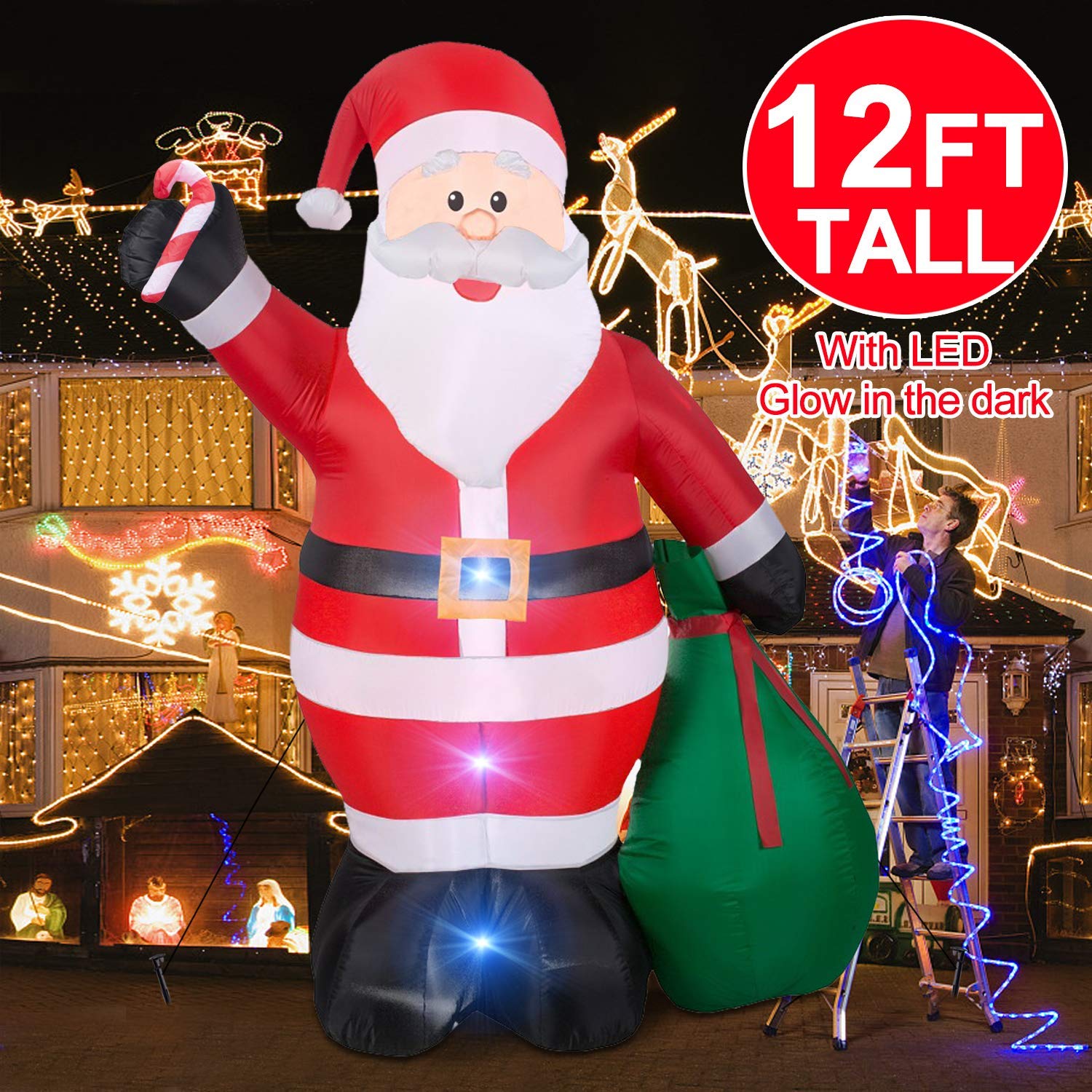 Christmas Inflatables Giant 12 Foot
