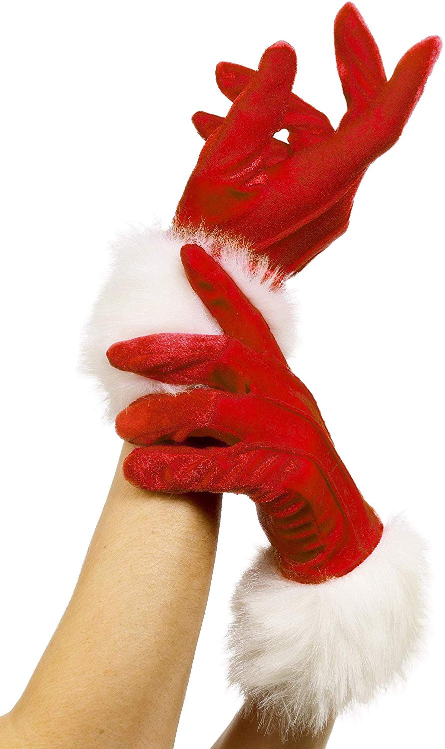 Smiffys Santa Gloves