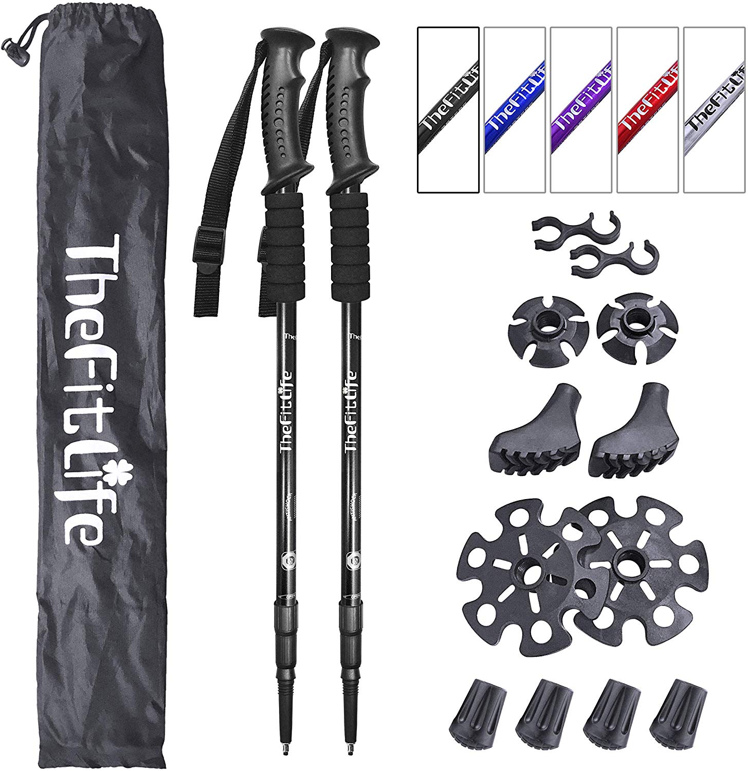 TheFitLife Nordic Walking Trekking Poles TheFitLife Nordic Walking Trekking Poles