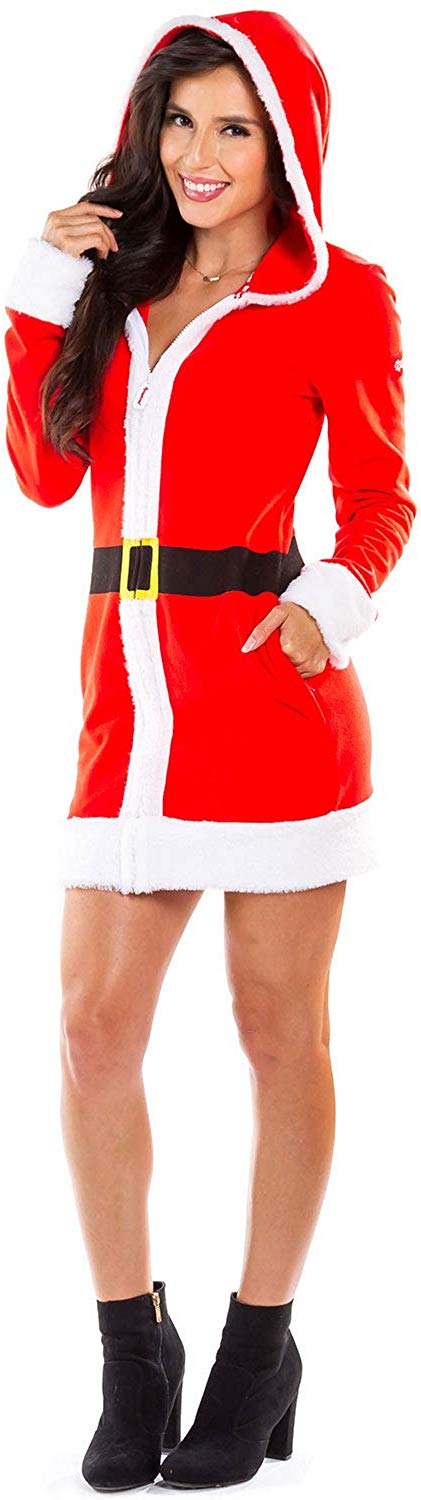 Women's Mrs. Claus Christmas Sweater Dress