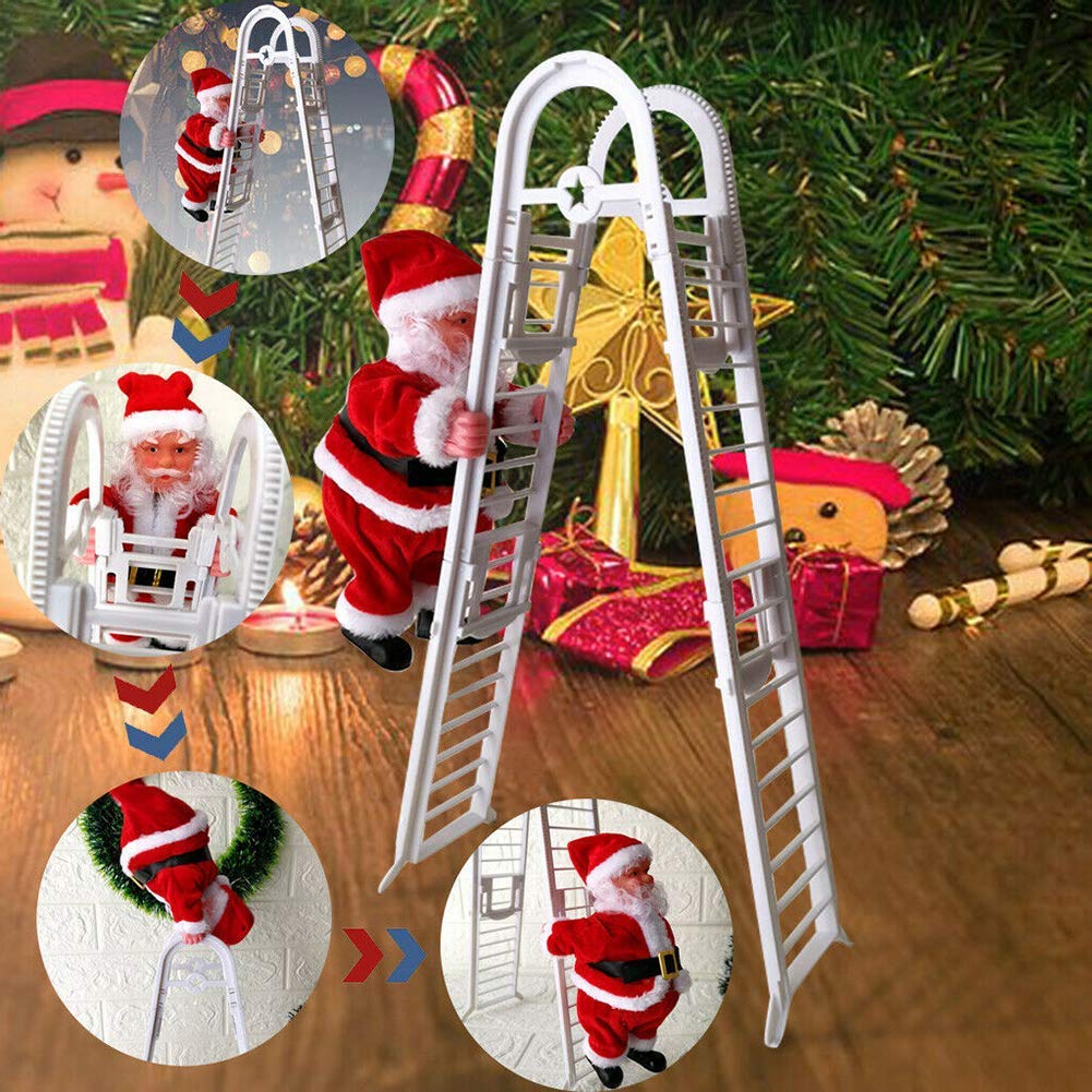 Mioloe Electric Climbing Ladder Santa Claus Mioloe Electric Climbing Ladder Santa Claus