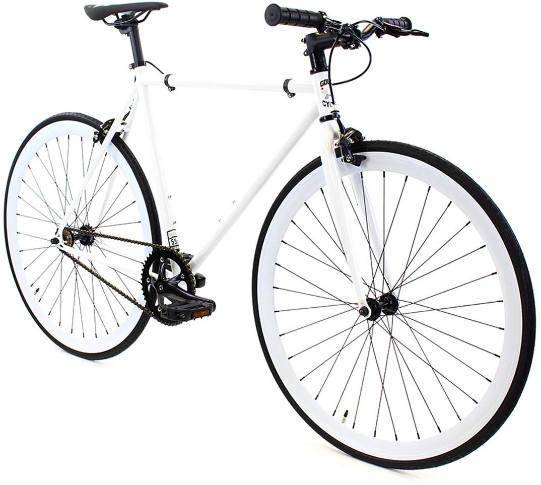 Golden Cycles Single Speed Fixed Gear Bike Golden Cycles Single Speed Fixed Gear Bike