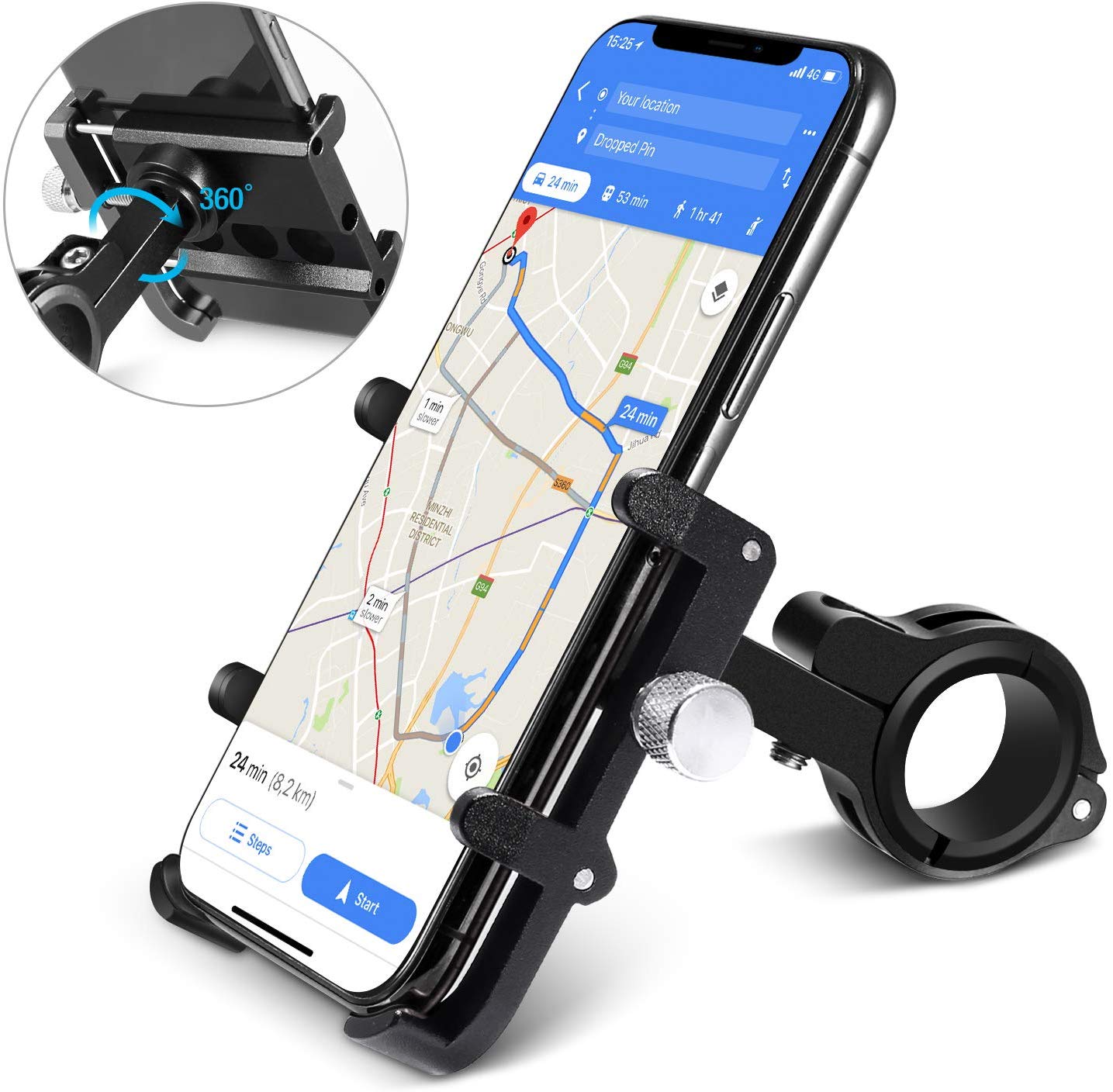 homeasy Universal Bike Phone Mount