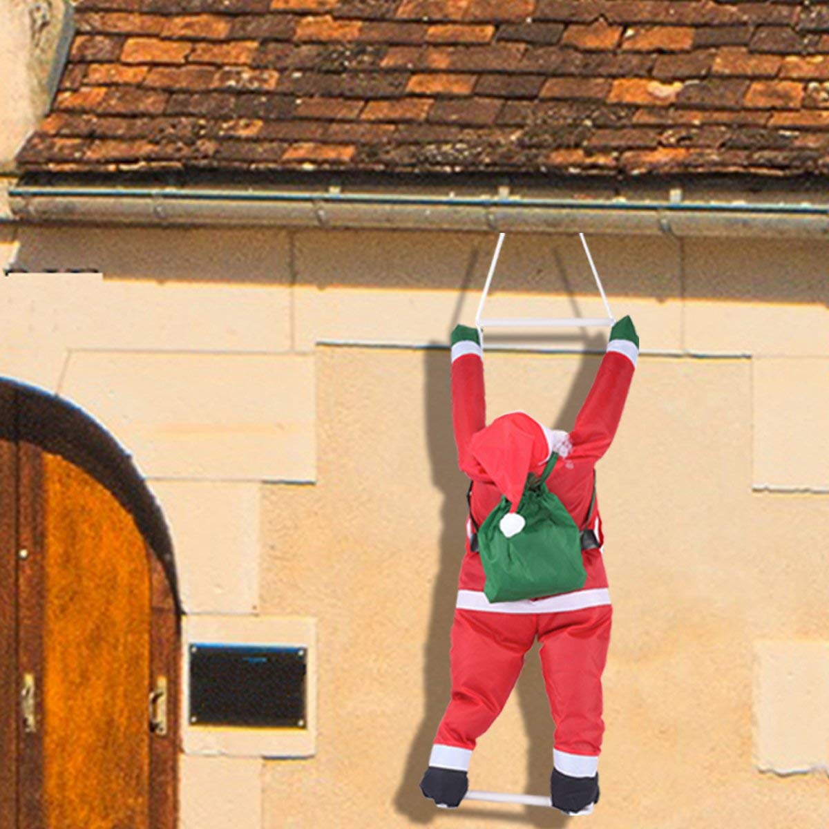 Climbing Hanging Santa Claus for Christmas Decoration