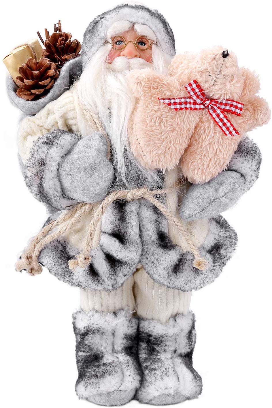 BeHeSo Santa Claus Traditional Christmas Standing Figure BeHeSo Santa Claus Traditional Christmas Standing Figure
