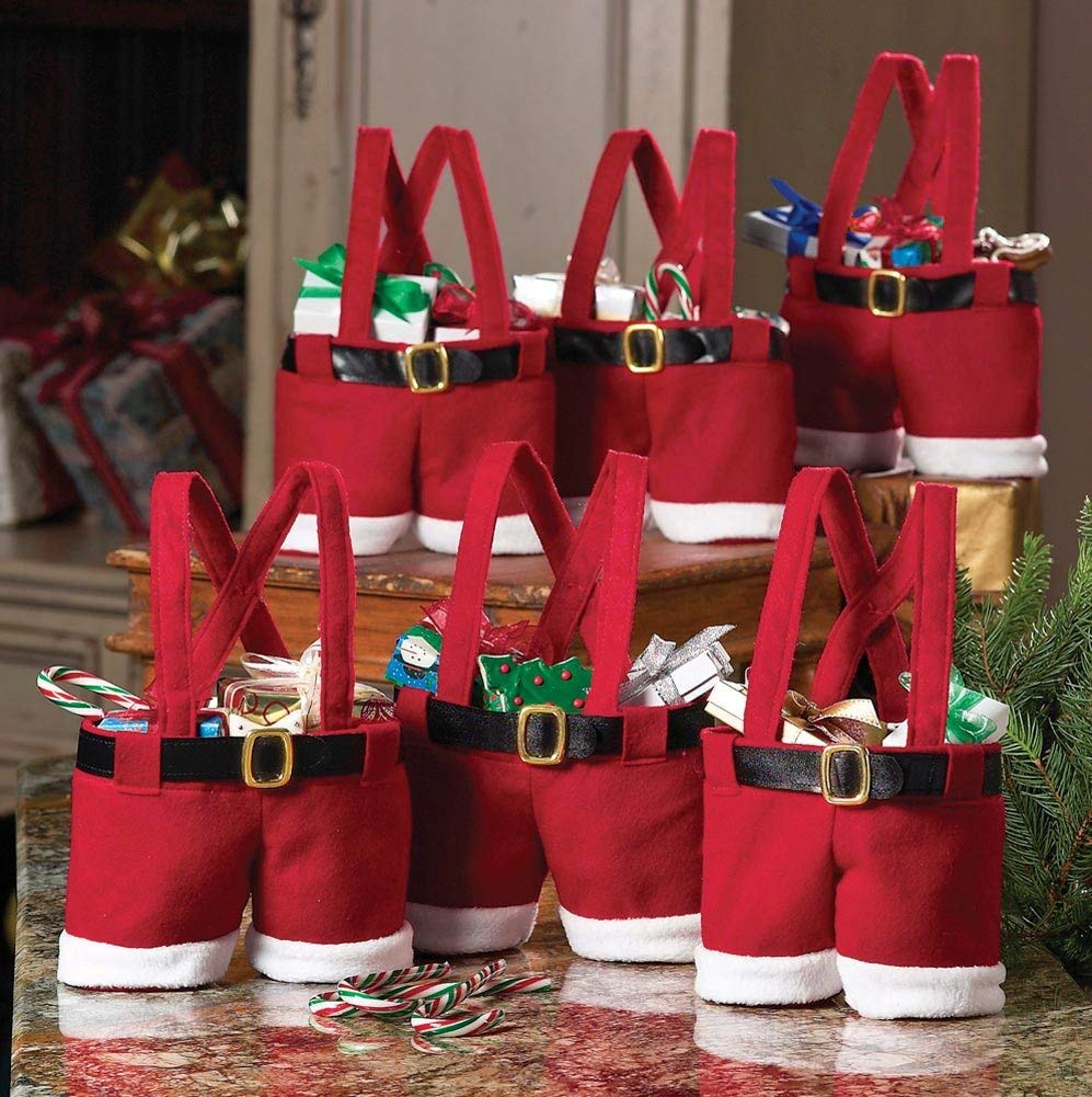 Santa Pants Gift and Treat Bags Santa Pants Gift and Treat Bags
