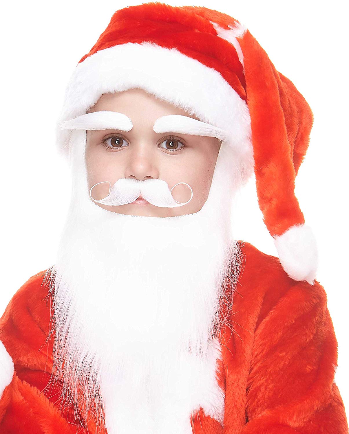 Mustaches Self Adhesive, Novelty, Santa Claus Beard, and Eyebrows