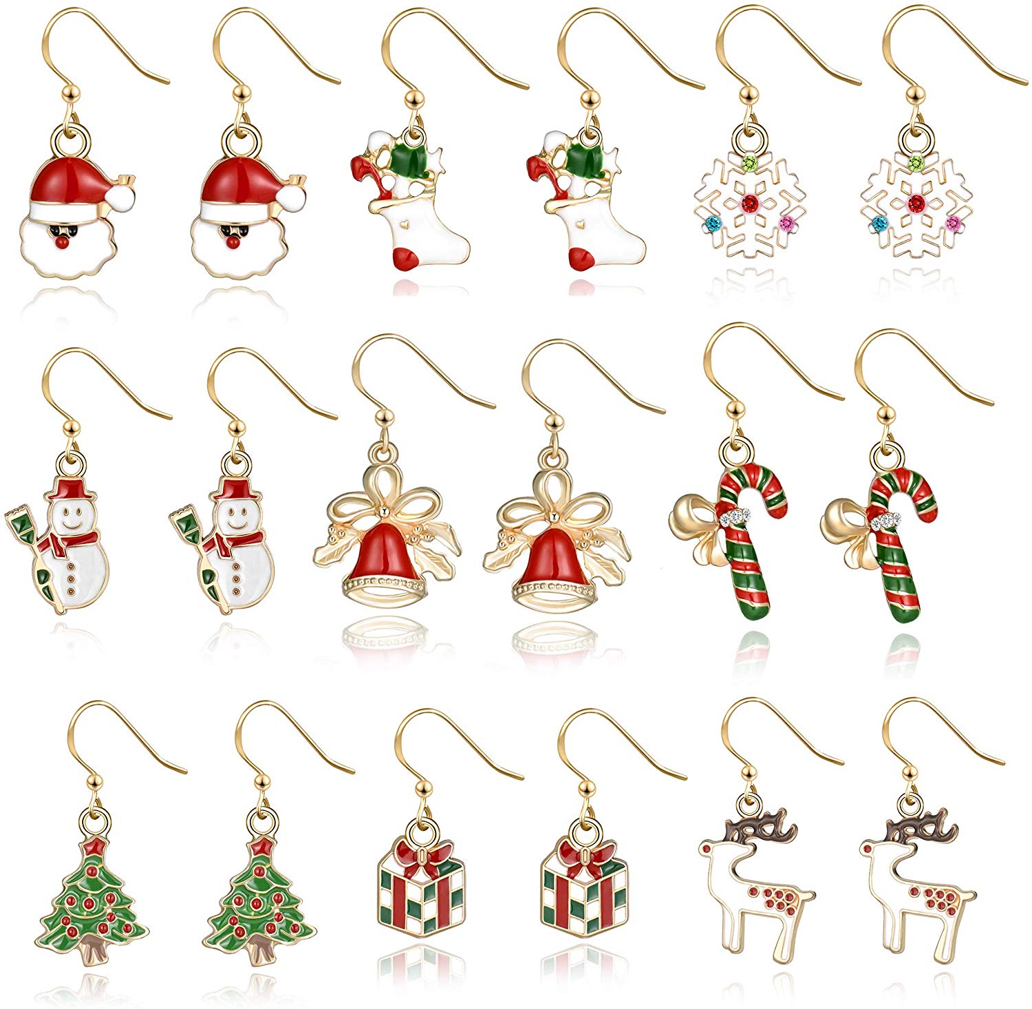 Christmas Earrings Holiday Jewelry Set Christmas Earrings Holiday Jewelry Set