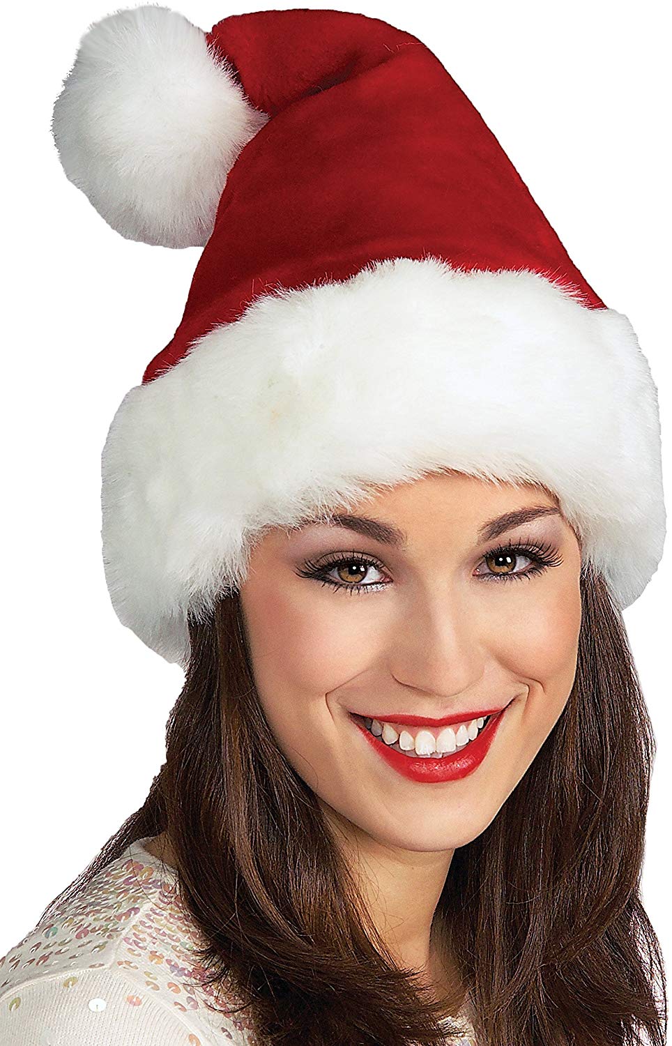 Rubie's Costume Deluxe Adult Santa Hat Rubie's Costume Deluxe Adult Santa Hat