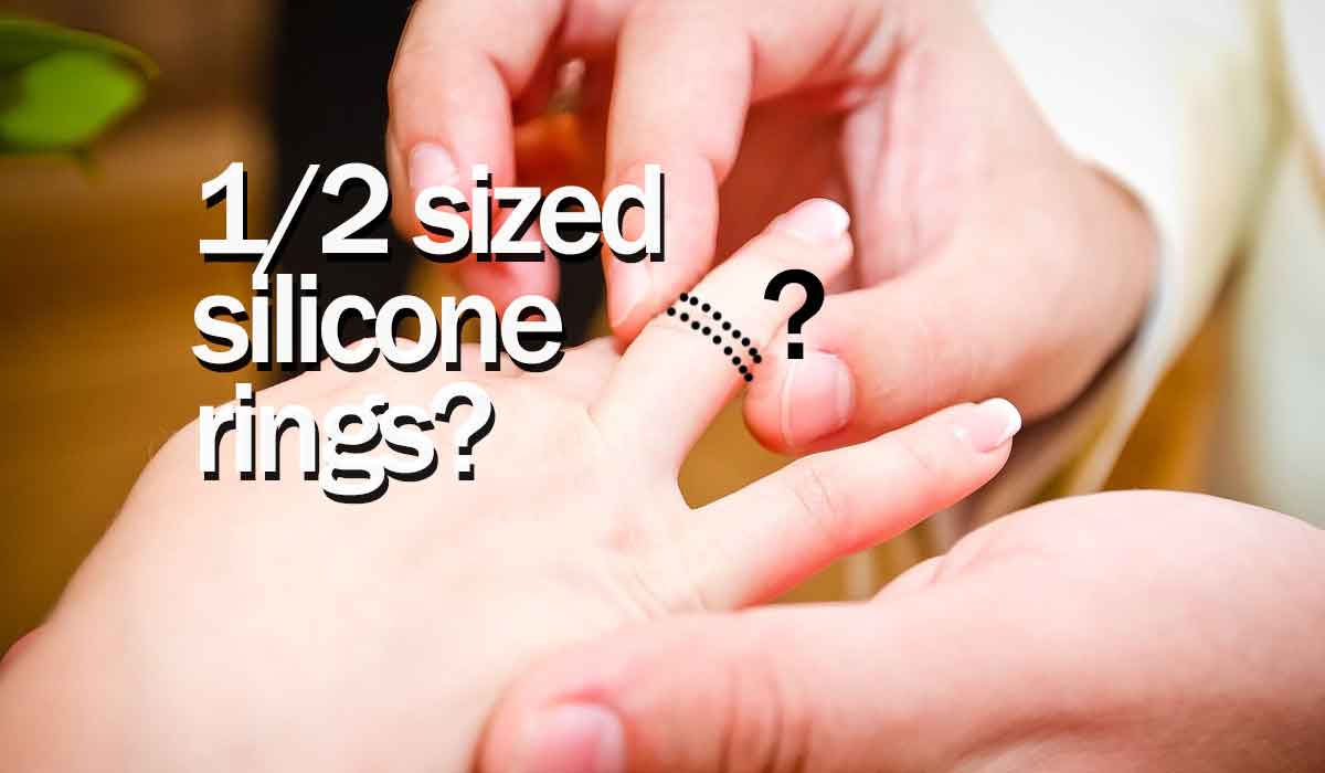 Do silicone rings come in half sizes