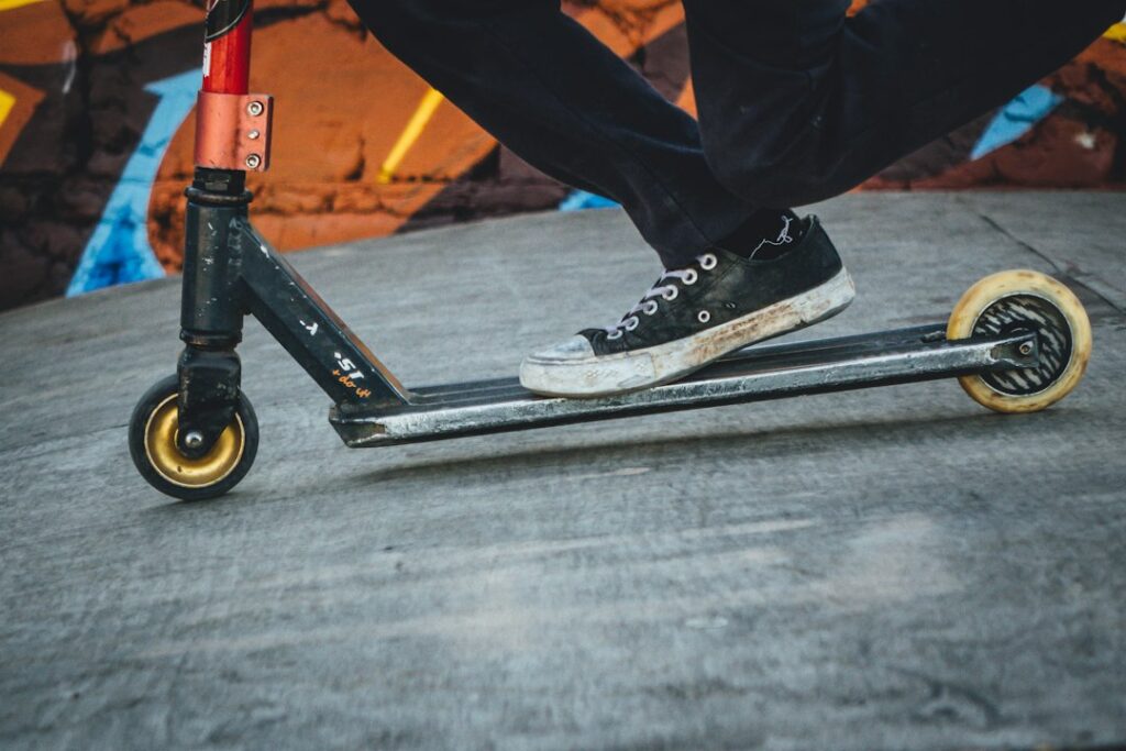 Photo Scooter Suspension