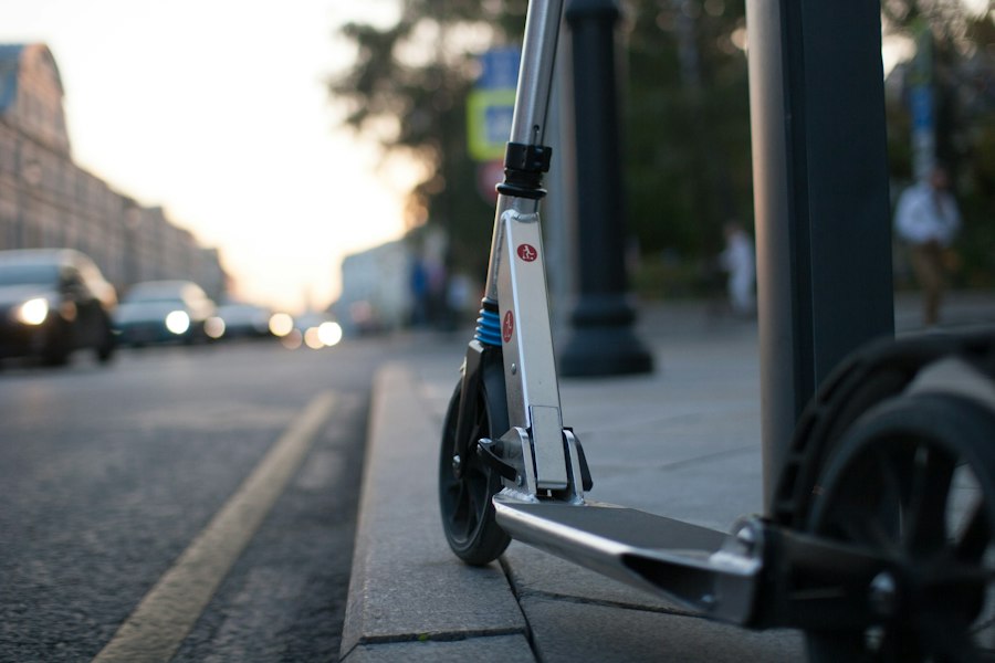 Photo Scooter Suspension