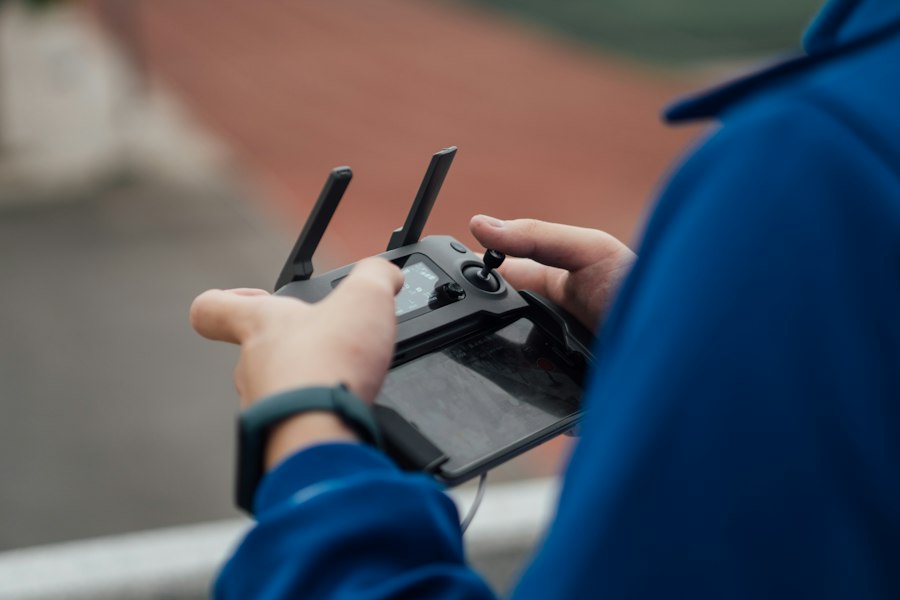 Drone Controller With Screen