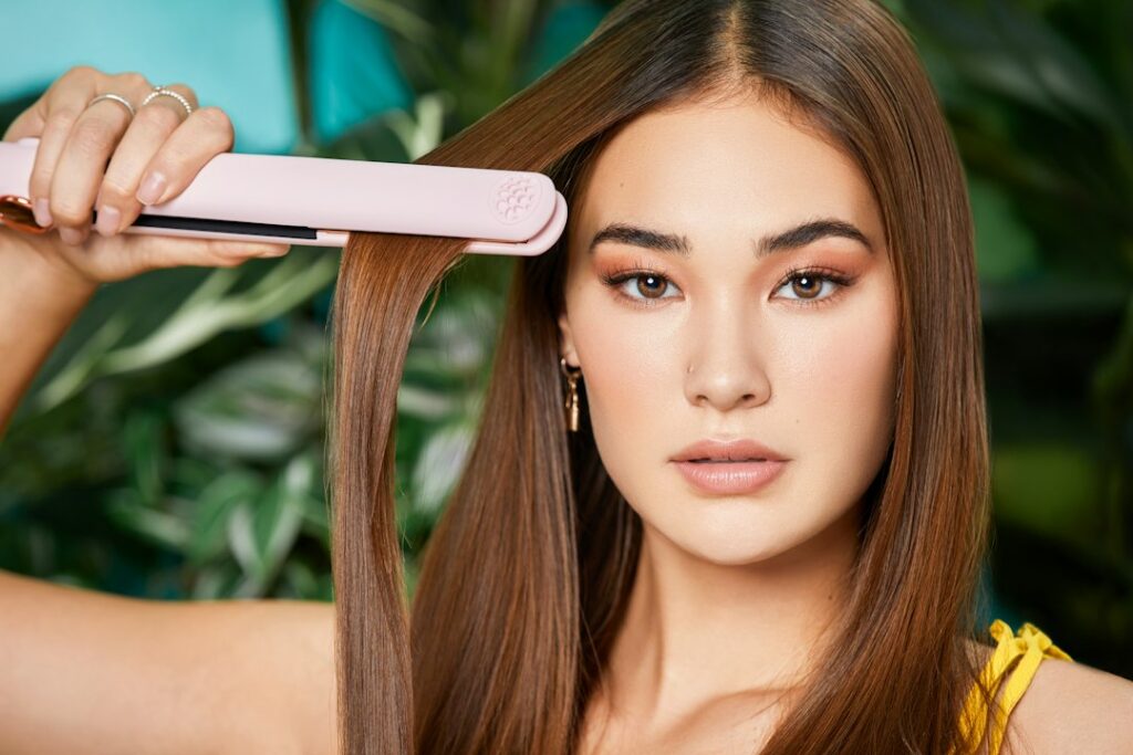 Photo best hair straighteners short hair